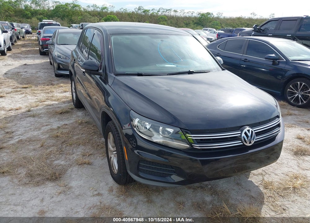 2014 VOLKSWAGEN TIGUAN S VIN: WVGAV3AXXEW528082