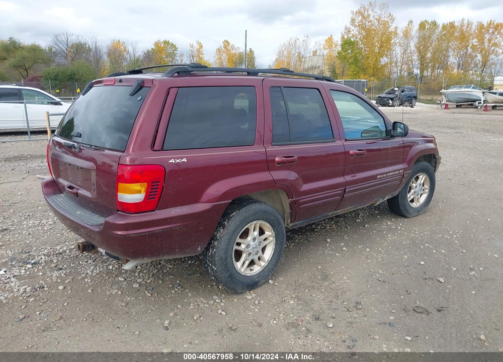 1999 JEEP GRAND CHEROKEE LIMITED VIN: 1J4GW68S9XC778063