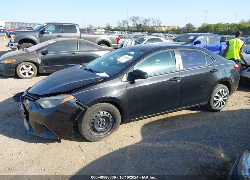 2014 TOYOTA COROLLA LE VIN: 2T1BURHE9EC135427