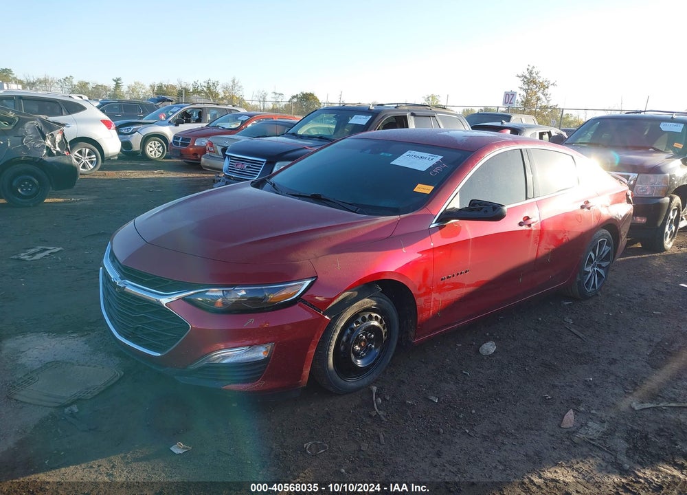 2021 CHEVROLET MALIBU FWD RS VIN: 1G1ZG5ST7MF058707