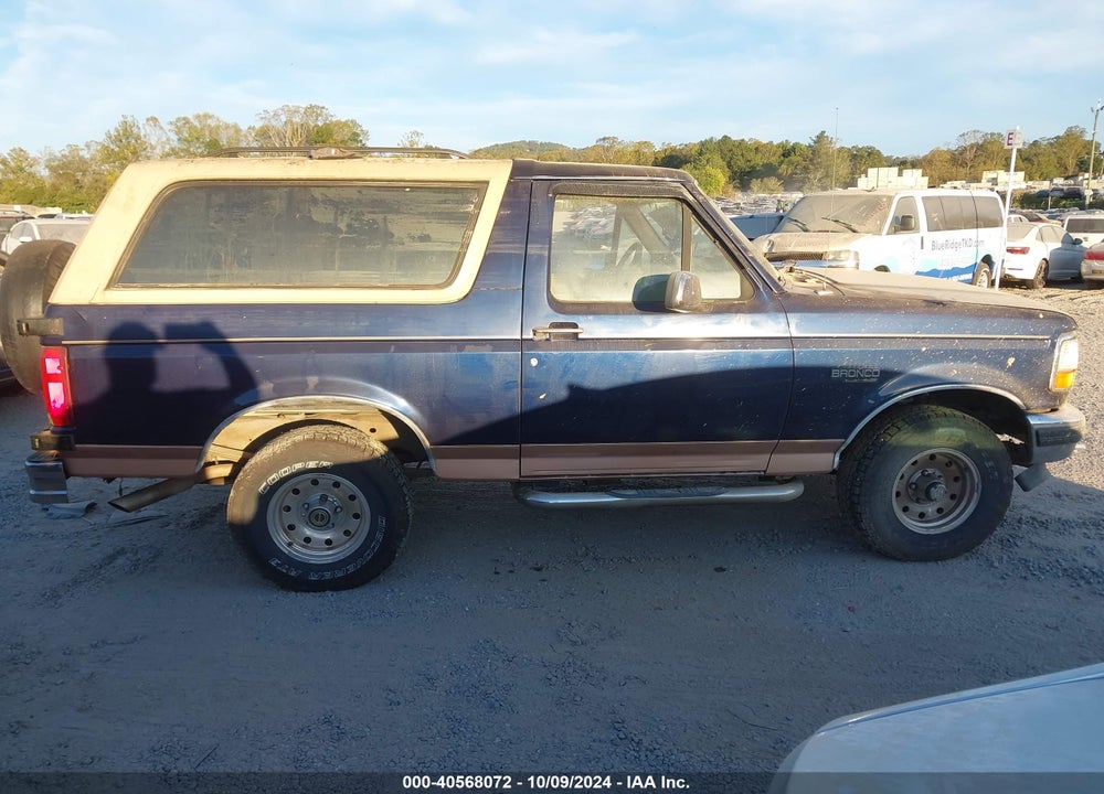 1995 FORD BRONCO U100 VIN: 1FMEU15H1SLB58715