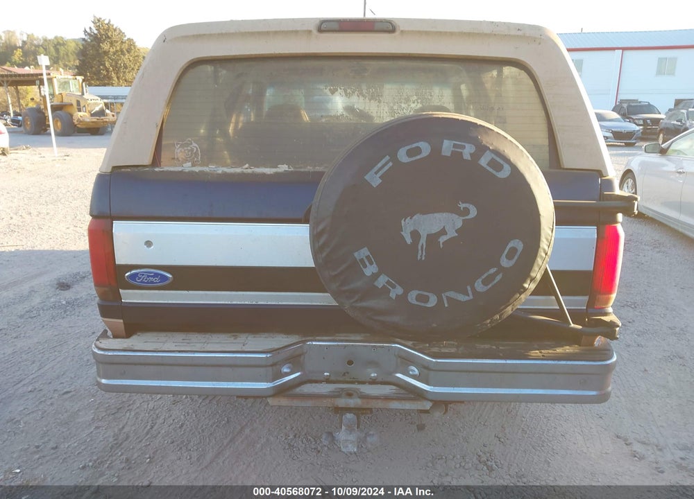 1995 FORD BRONCO U100 VIN: 1FMEU15H1SLB58715