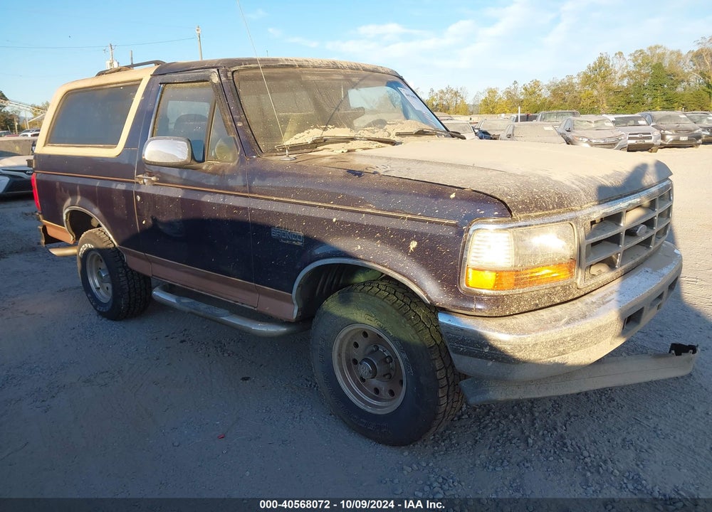 1995 FORD BRONCO U100 VIN: 1FMEU15H1SLB58715