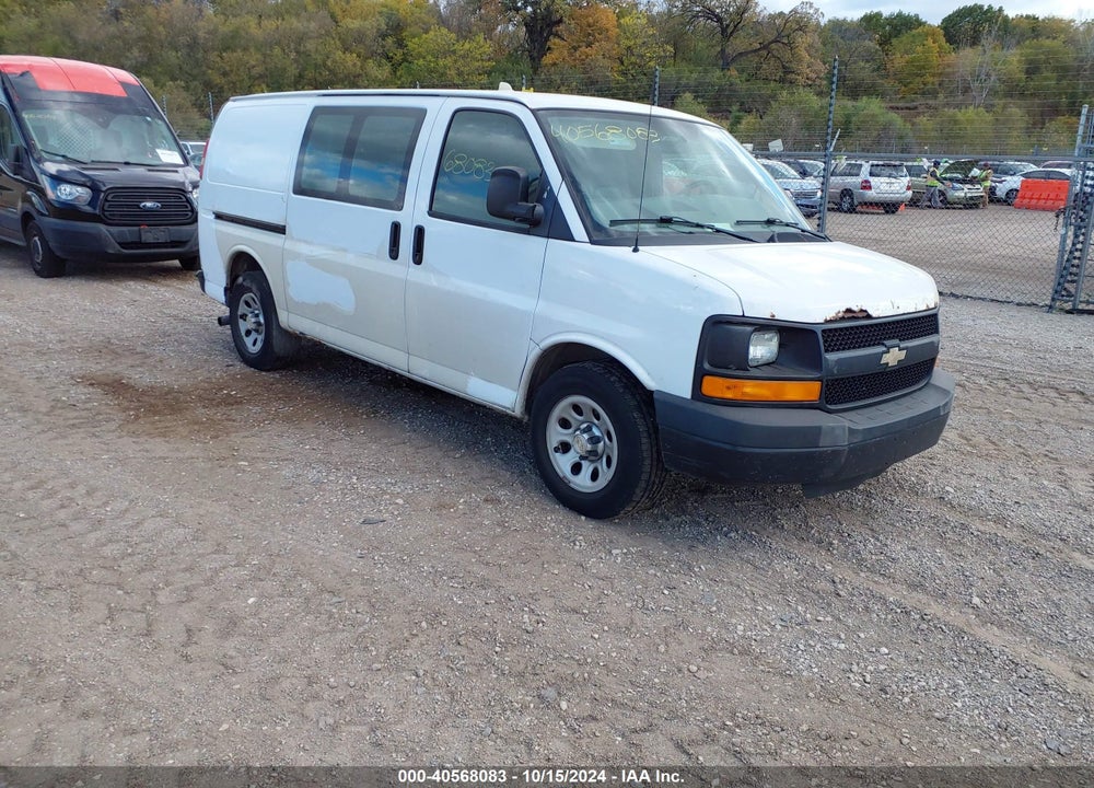 2012 CHEVROLET EXPRESS 1500 WORK VAN VIN: 1GCSGAFX7C1150071