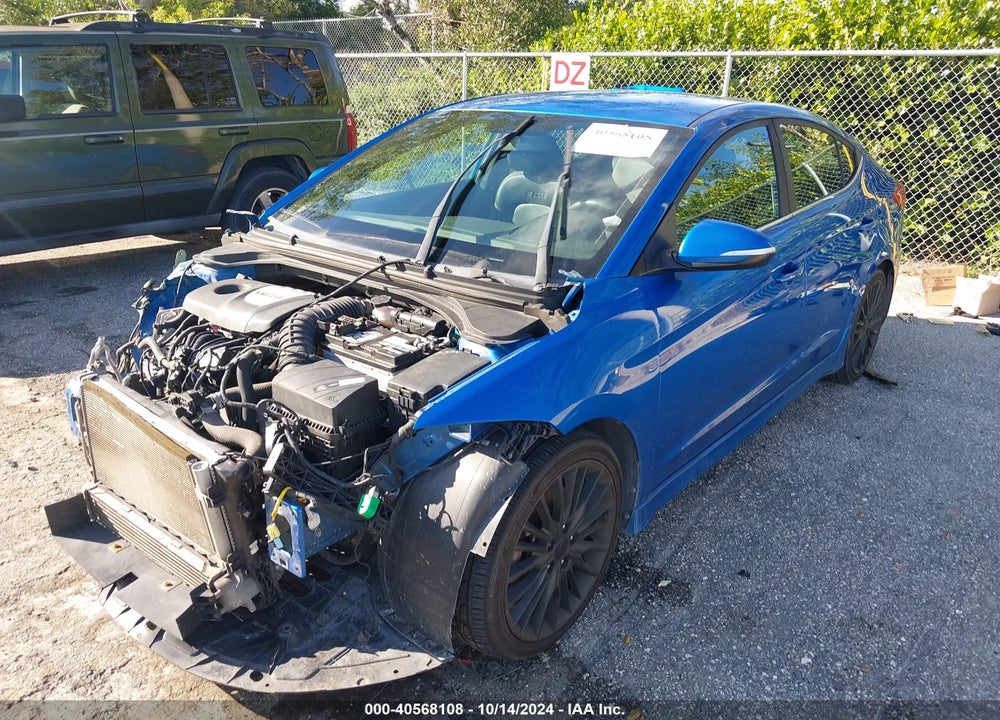 2017 HYUNDAI ELANTRA SPORT VIN: KMHD04LB2HU365382