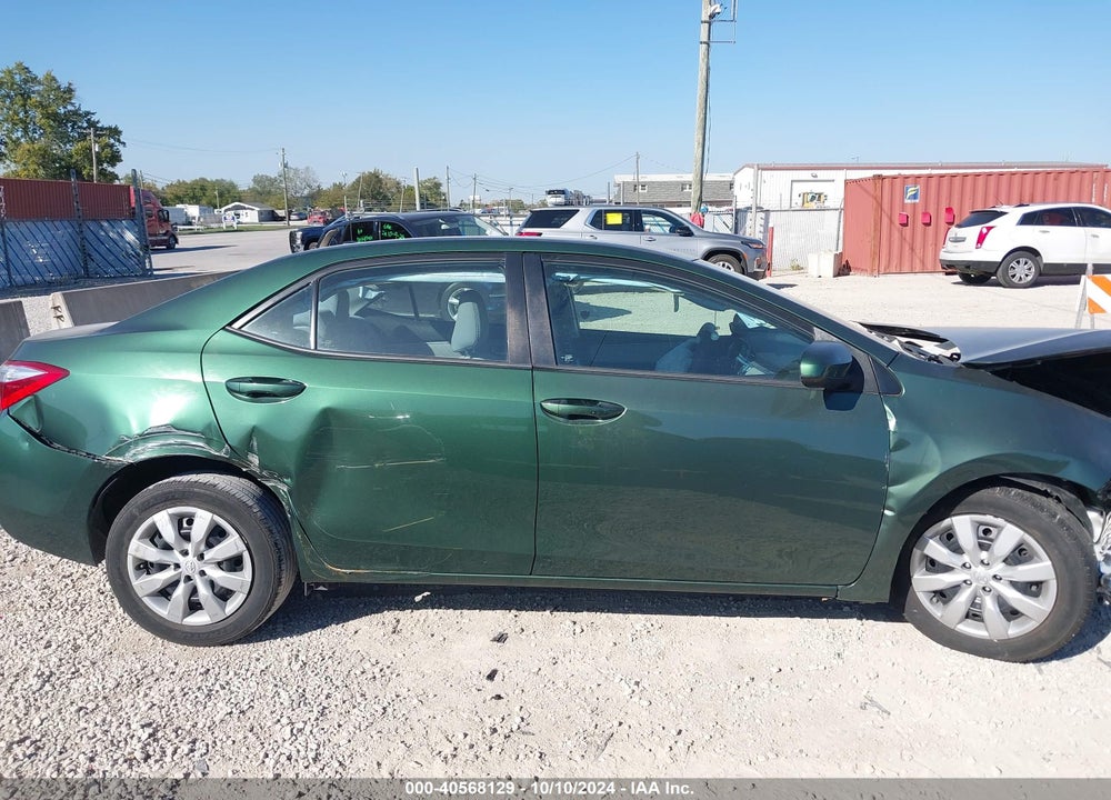 2016 TOYOTA COROLLA LE VIN: 2T1BURHE3GC710706