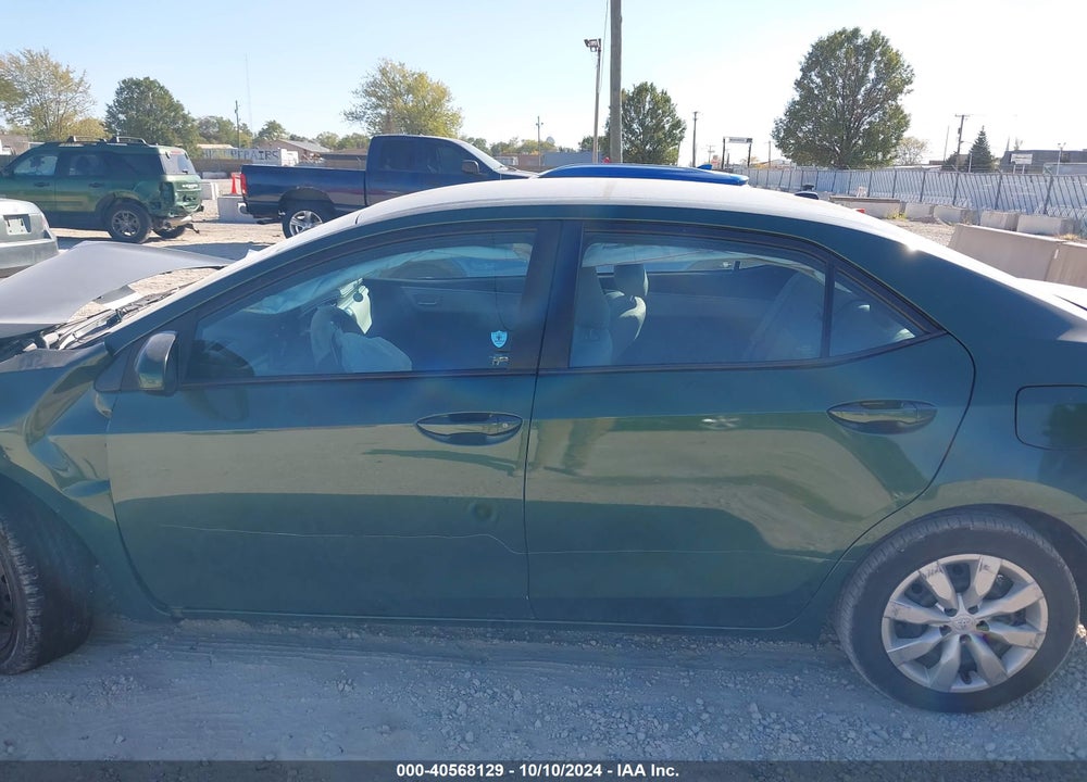 2016 TOYOTA COROLLA LE VIN: 2T1BURHE3GC710706