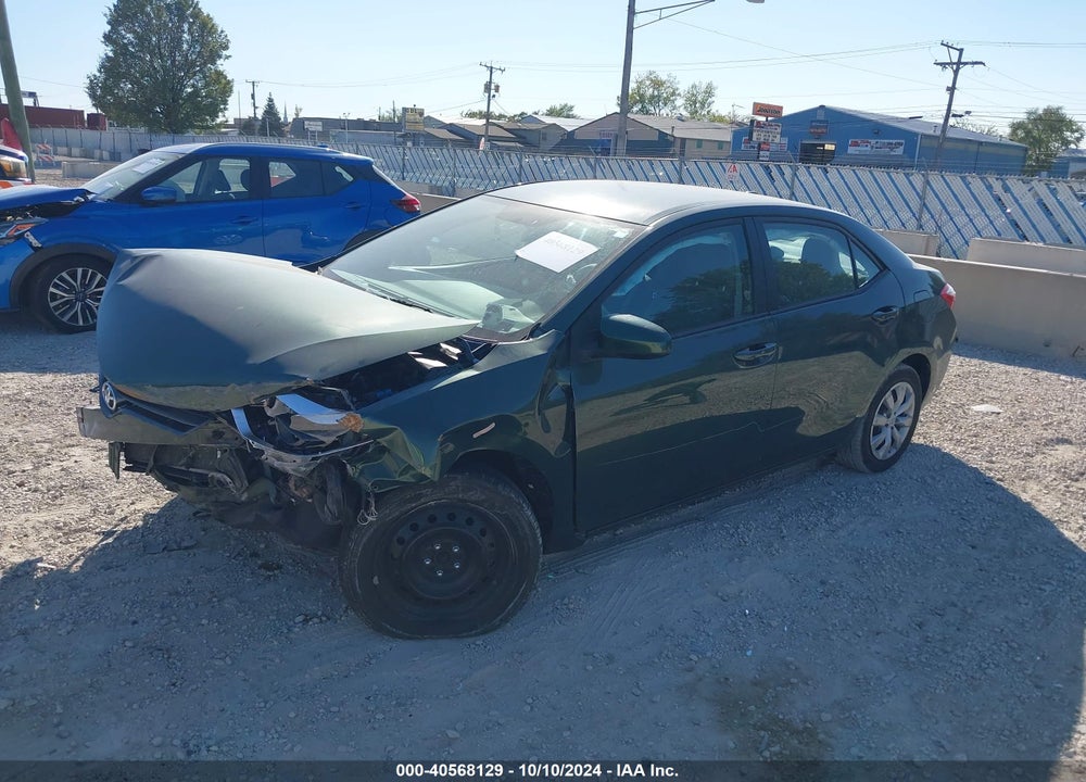 2016 TOYOTA COROLLA LE VIN: 2T1BURHE3GC710706