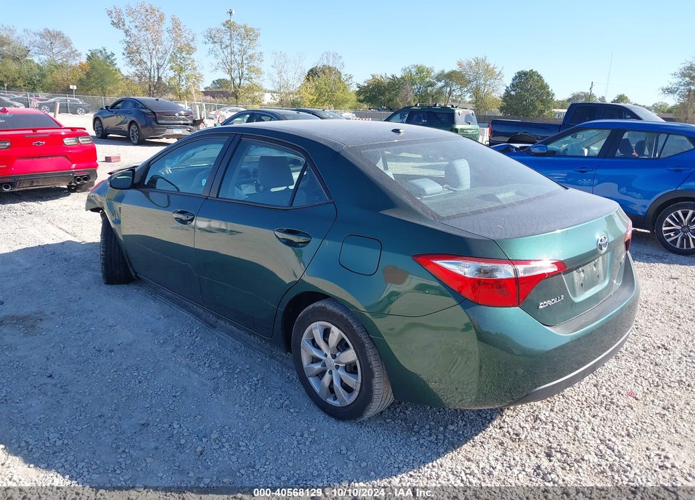 2016 TOYOTA COROLLA LE VIN: 2T1BURHE3GC710706