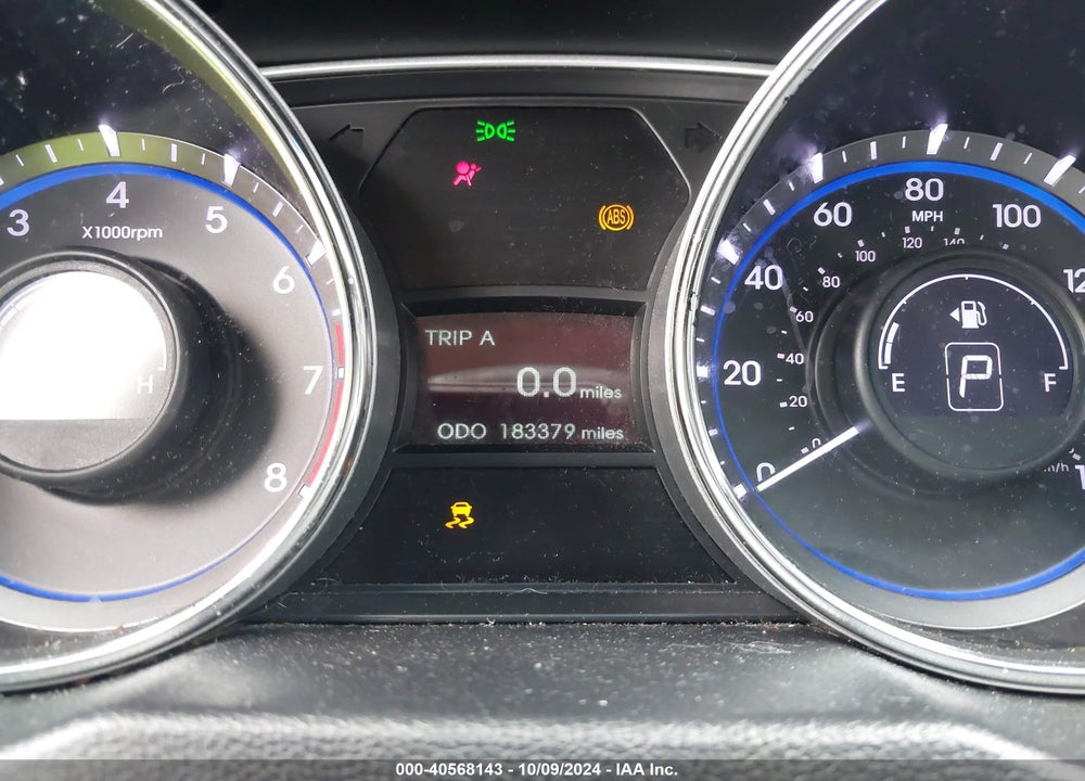 2013 HYUNDAI SONATA GLS VIN: 5NPEB4AC4DH615854
