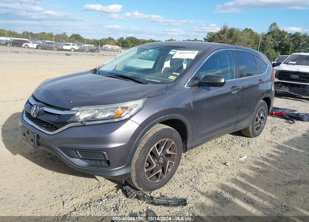 2016 HONDA CR-V SE VIN: 2HKRM3H41GH558666