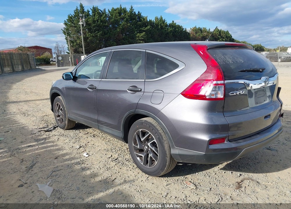 2016 HONDA CR-V SE VIN: 2HKRM3H41GH558666