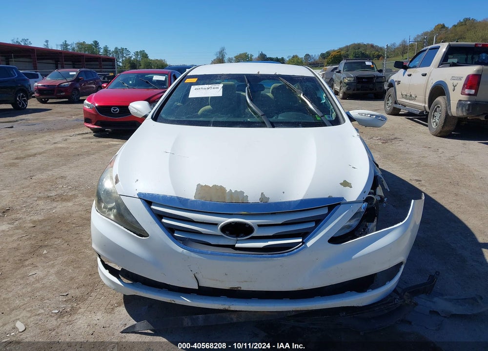2014 HYUNDAI SONATA GLS VIN: 5NPEB4AC3EH841157