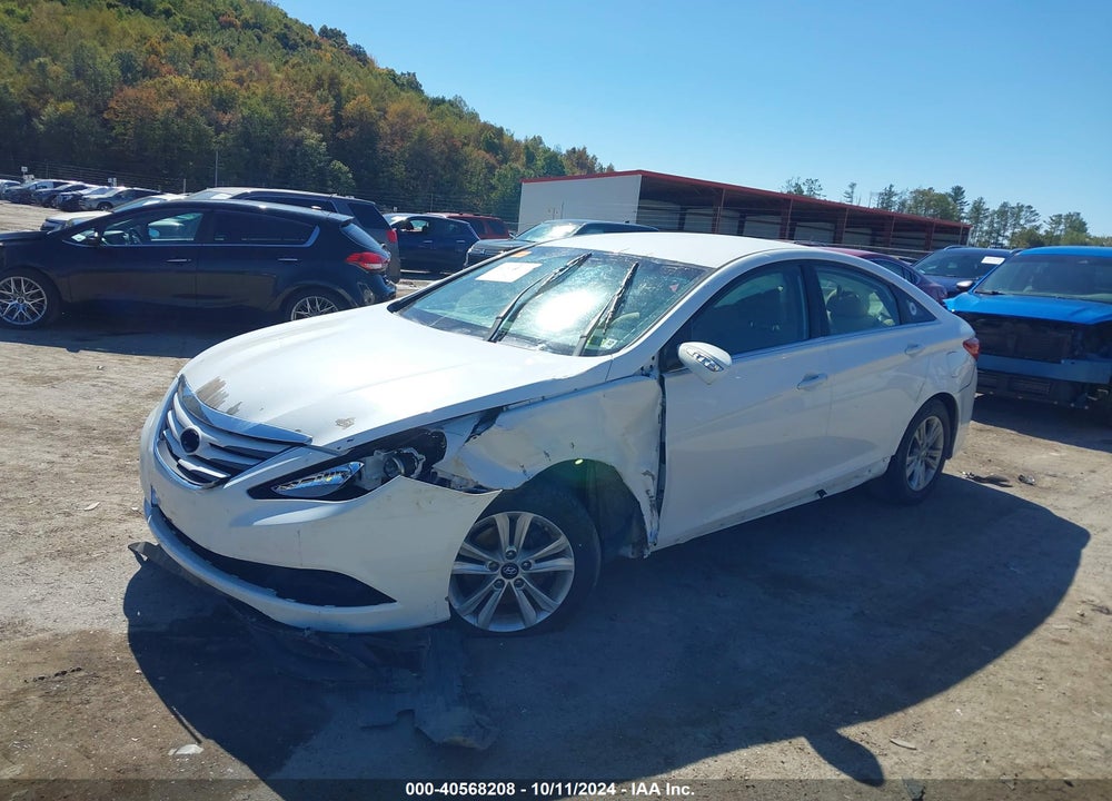 2014 HYUNDAI SONATA GLS VIN: 5NPEB4AC3EH841157