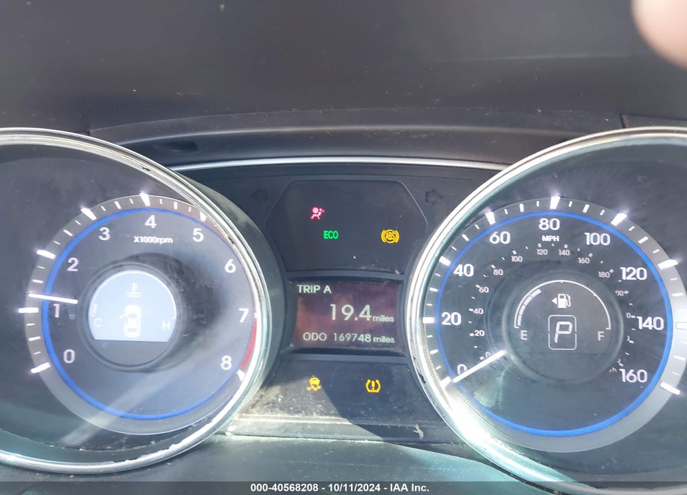 2014 HYUNDAI SONATA GLS VIN: 5NPEB4AC3EH841157