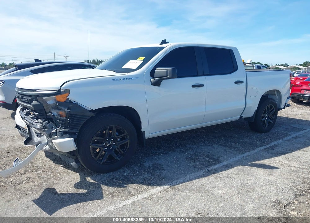 2023 CHEVROLET SILVERADO 1500 2WD SHORT BED CUSTOM VIN: 3GCPABEK2PG209537