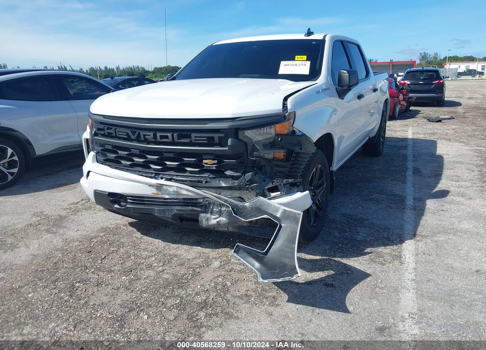 2023 CHEVROLET SILVERADO 1500 2WD SHORT BED CUSTOM VIN: 3GCPABEK2PG209537