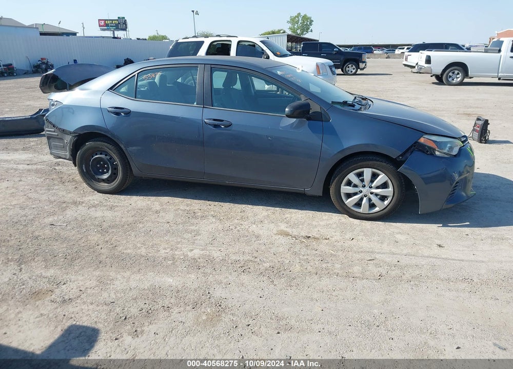 2016 TOYOTA COROLLA LE VIN: 5YFBURHE1GP427978