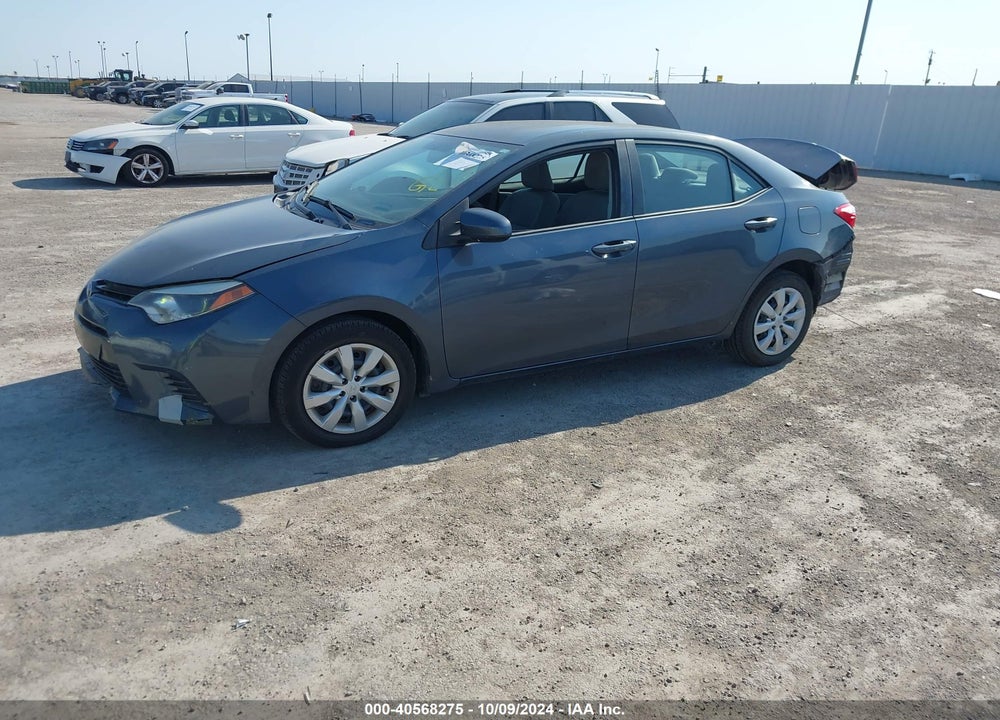 2016 TOYOTA COROLLA LE VIN: 5YFBURHE1GP427978
