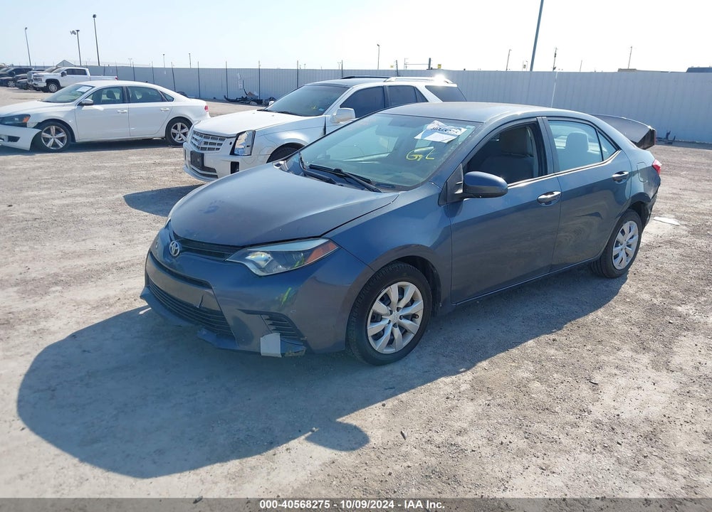 2016 TOYOTA COROLLA LE VIN: 5YFBURHE1GP427978