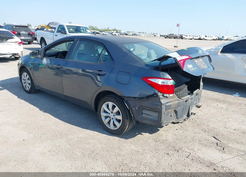 2016 TOYOTA COROLLA LE VIN: 5YFBURHE1GP427978
