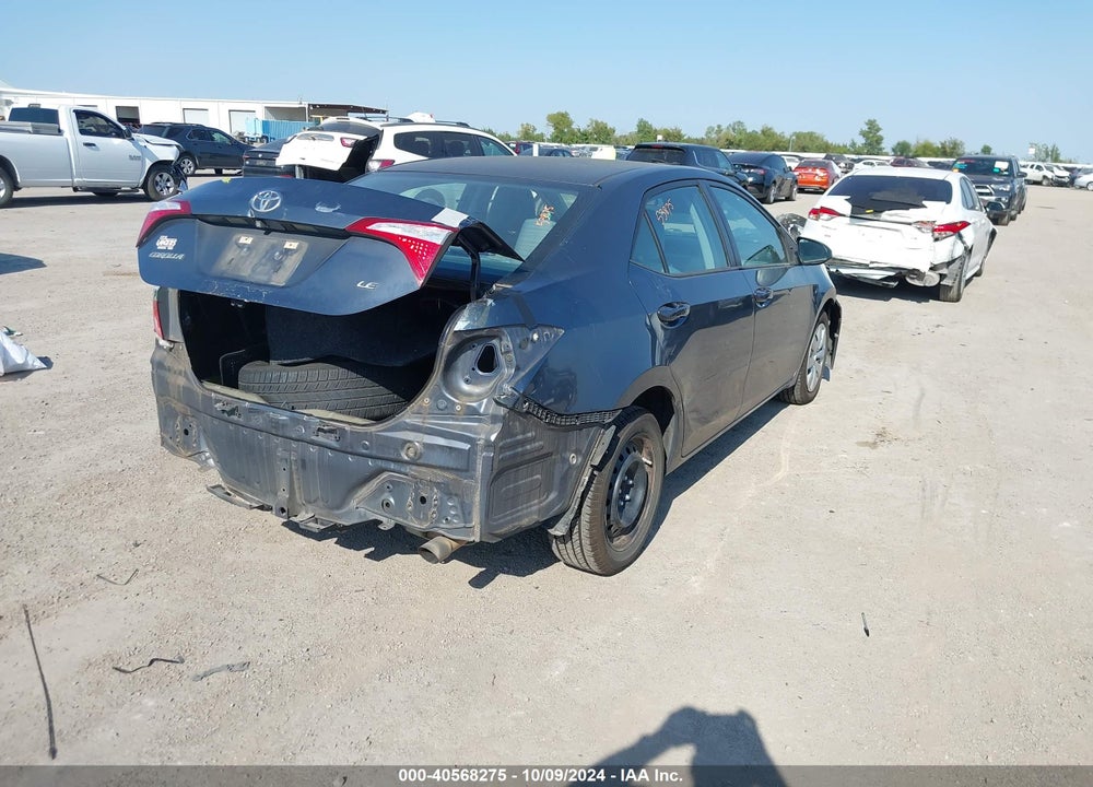 2016 TOYOTA COROLLA LE VIN: 5YFBURHE1GP427978
