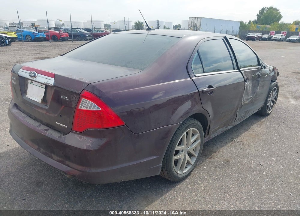 2012 FORD FUSION SEL VIN: 3FAHP0JG4CR398544