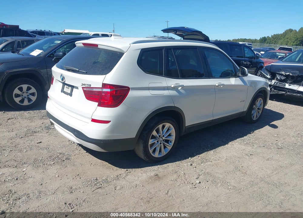 2017 BMW X3 XDRIVE28I VIN: 5UXWX9C57H0T14126