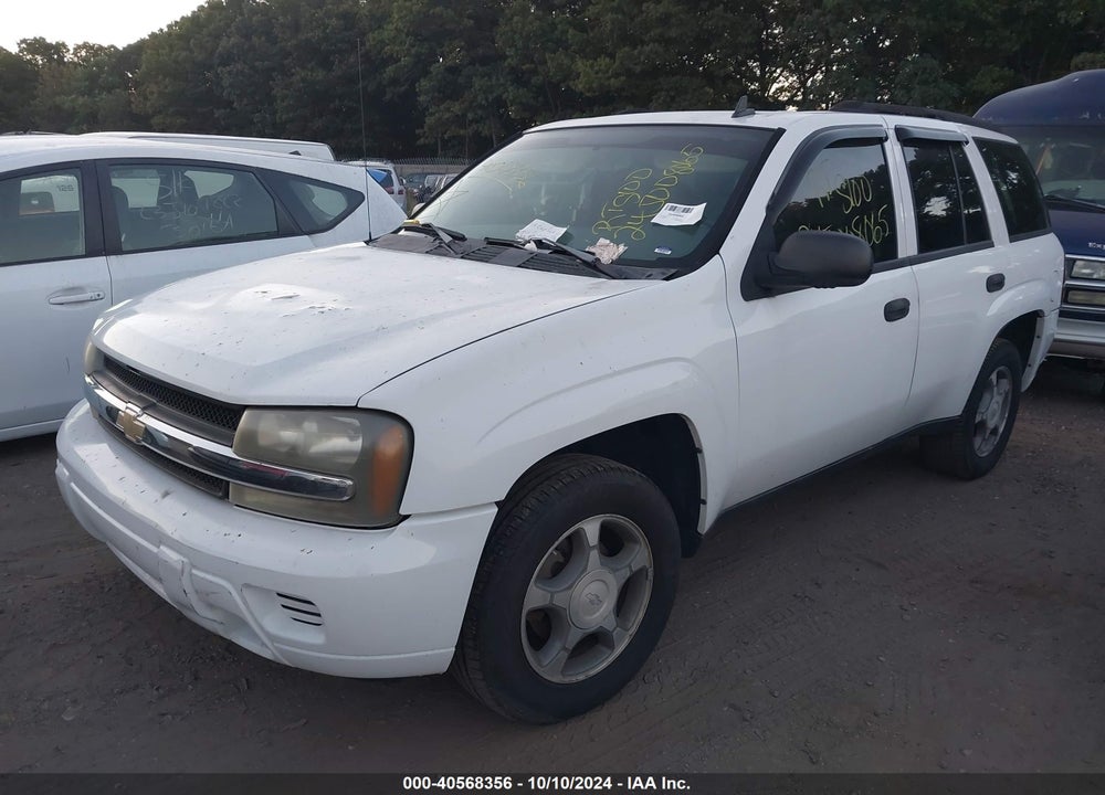 2007 CHEVROLET TRAILBLAZER LS VIN: 1GNDS13S872222239