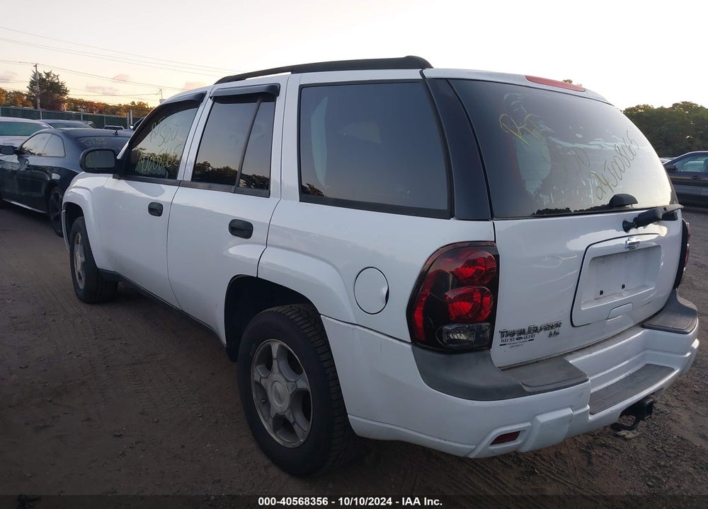 2007 CHEVROLET TRAILBLAZER LS VIN: 1GNDS13S872222239