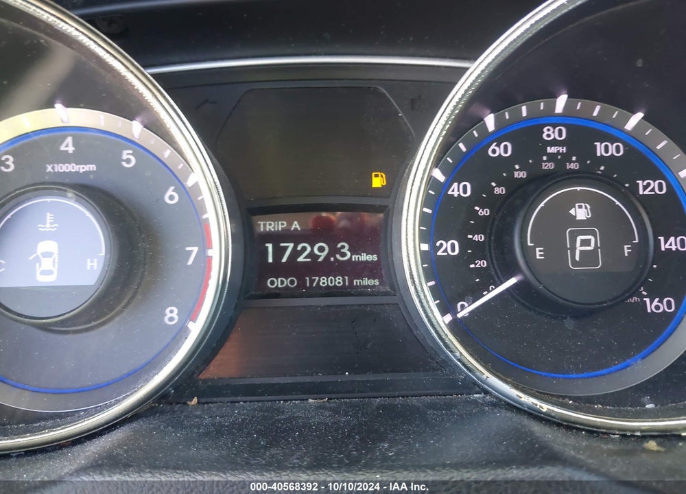 2012 HYUNDAI SONATA GLS VIN: 5NPEB4AC9CH319520