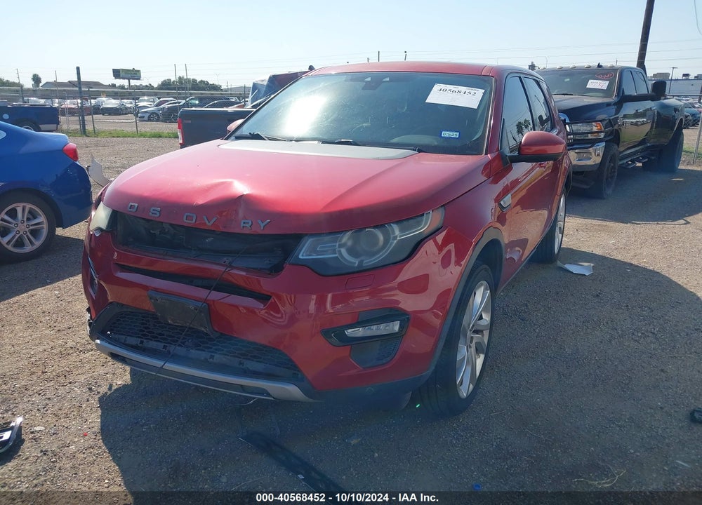 2015 LAND ROVER DISCOVERY SPORT HSE VIN: SALCR2BG4FH544223