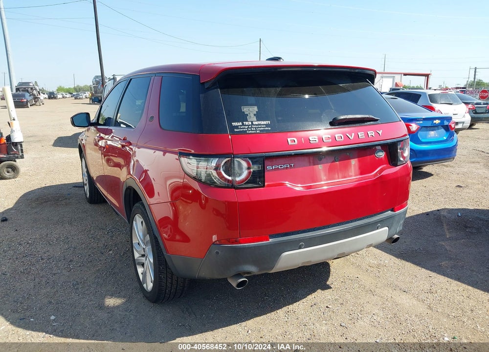 2015 LAND ROVER DISCOVERY SPORT HSE VIN: SALCR2BG4FH544223