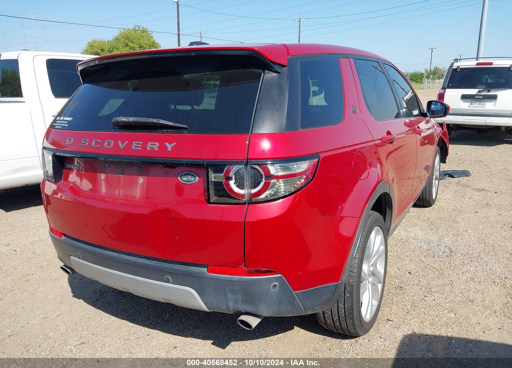 2015 LAND ROVER DISCOVERY SPORT HSE VIN: SALCR2BG4FH544223