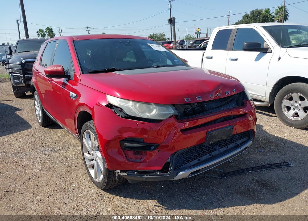 2015 LAND ROVER DISCOVERY SPORT HSE VIN: SALCR2BG4FH544223
