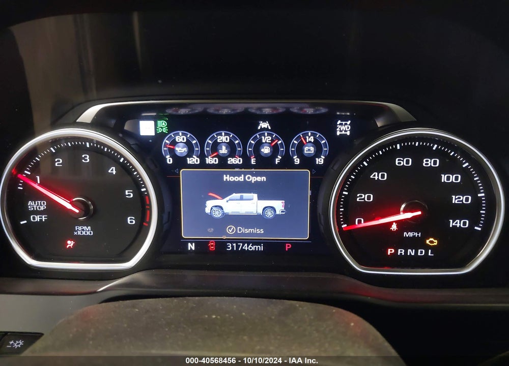 2020 CHEVROLET SILVERADO 1500 4WD SHORT BED LTZ VIN: 3GCUYGET0LG447577