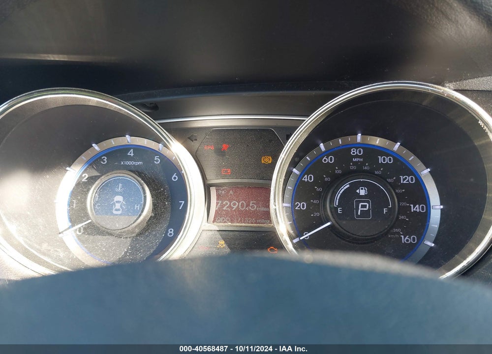 2012 HYUNDAI SONATA GLS VIN: 5NPEB4AC8CH322876