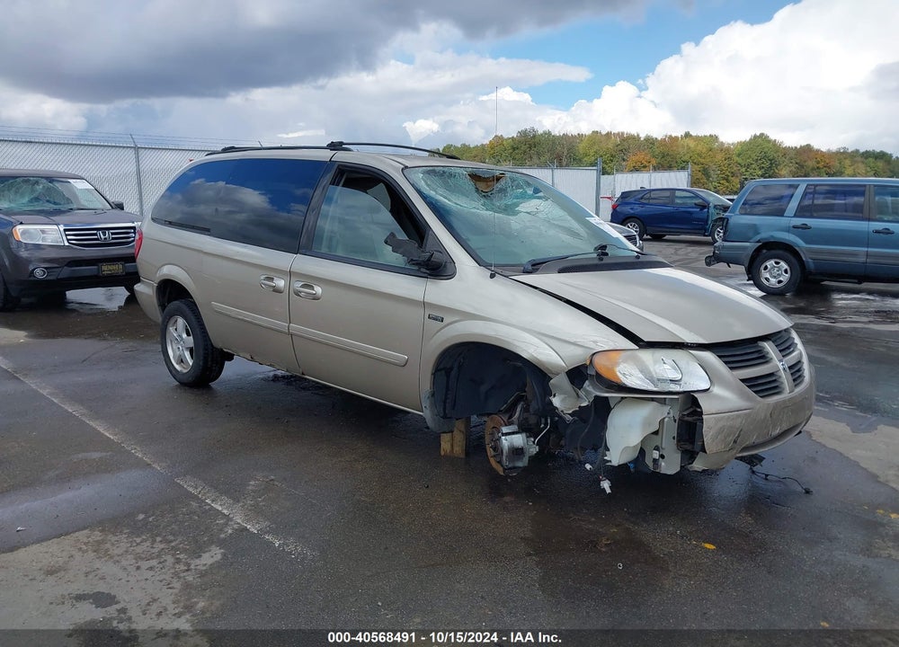 2007 DODGE GRAND CARAVAN SXT VIN: 2D8GP44L27R276865