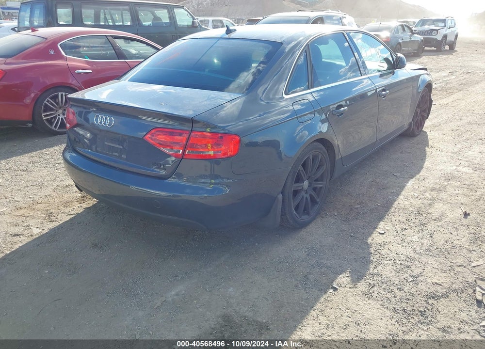 2009 AUDI A4 2.0T PREMIUM VIN: WAUSF78K49N032596