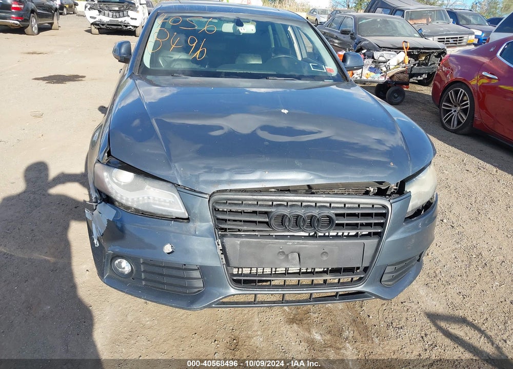 2009 AUDI A4 2.0T PREMIUM VIN: WAUSF78K49N032596