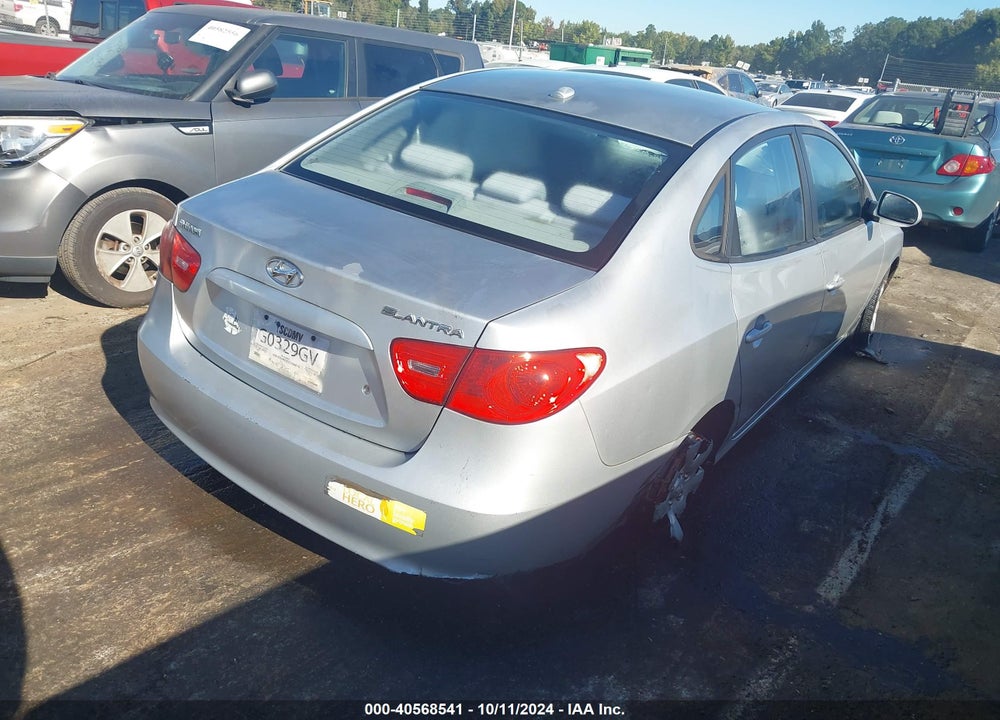 2008 HYUNDAI ELANTRA GLS/SE VIN: KMHDU46D08U496618