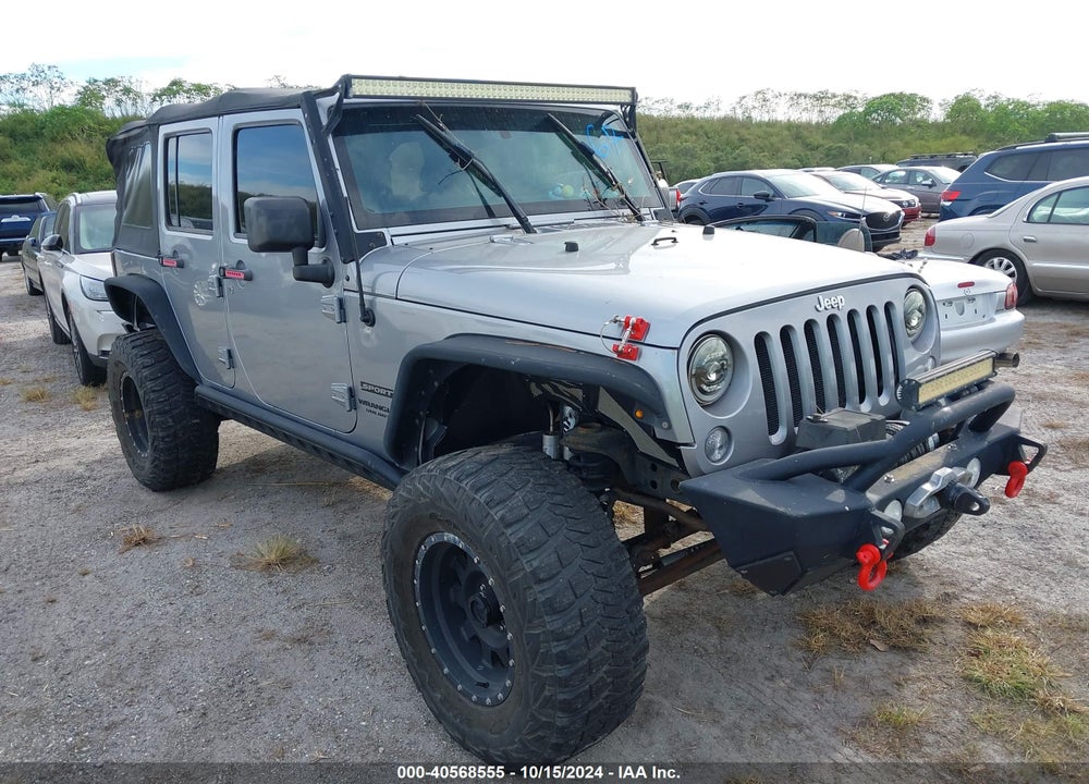 2015 JEEP WRANGLER UNLIMITED SPORT VIN: 1C4BJWDG7FL608458