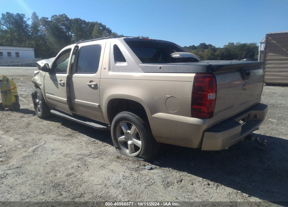 2007 CHEVROLET AVALANCHE 1500 LT VIN: 3GNEC12007G228562