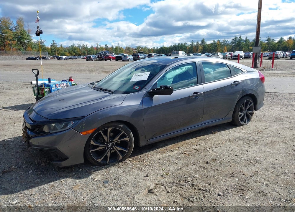 2020 HONDA CIVIC SPORT VIN: 2HGFC2F8XLH529581