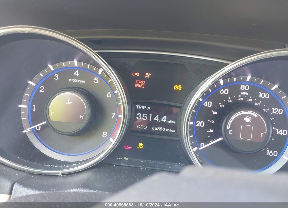 2011 HYUNDAI SONATA GLS VIN: 5NPEB4AC8BH174078
