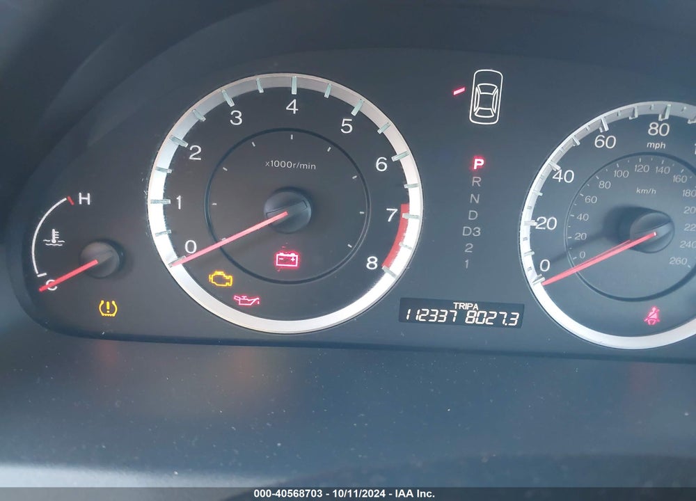 2012 HONDA ACCORD 2.4 LX VIN: 1HGCP2F34CA208985