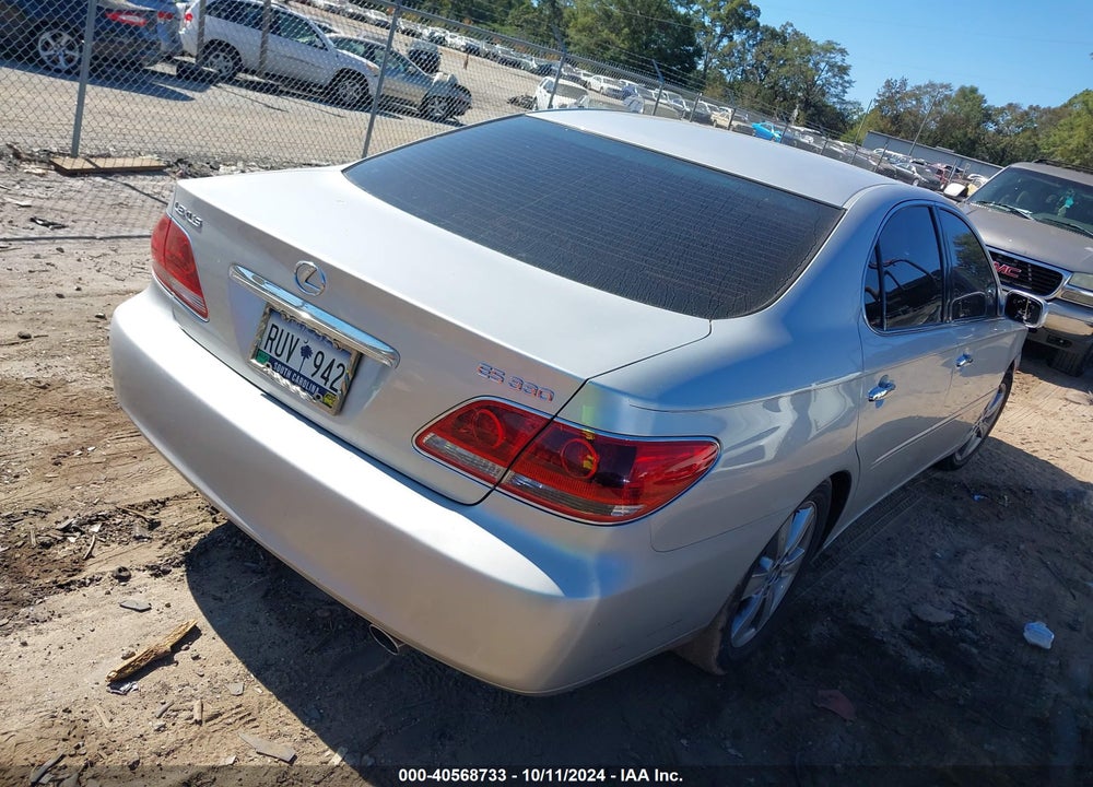 2005 LEXUS ES 330 VIN: JTHBA30G155073195