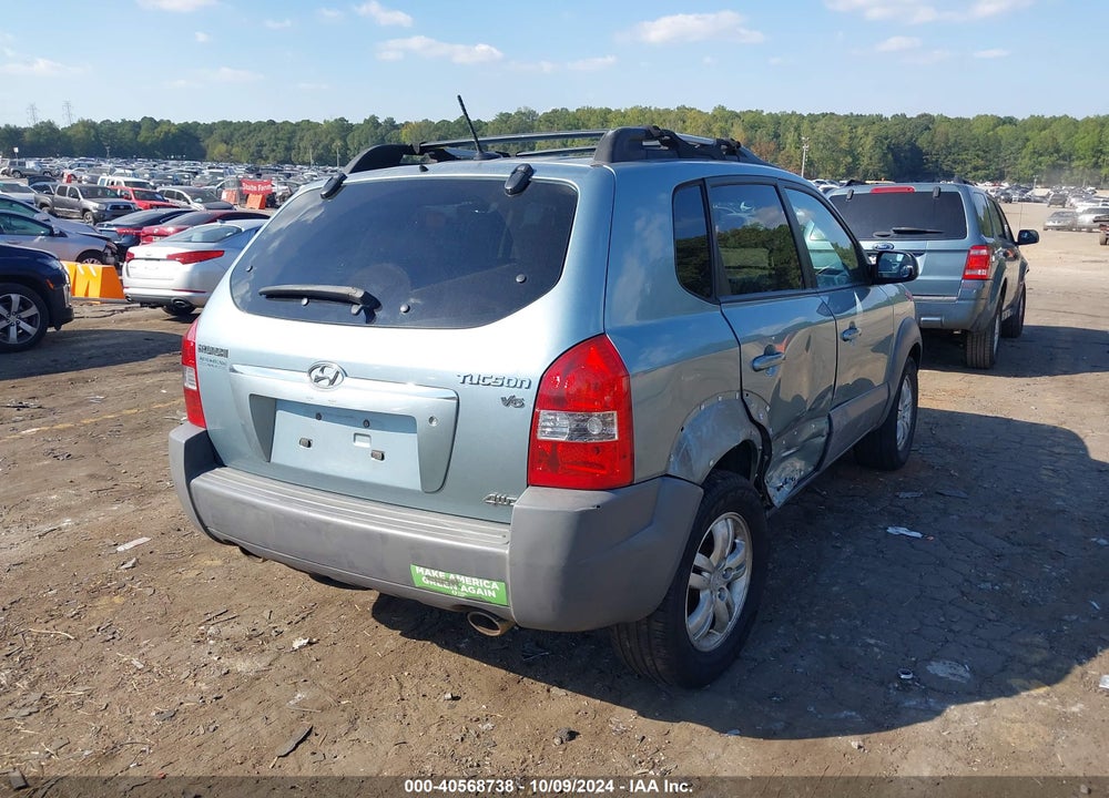 2008 HYUNDAI TUCSON LIMITED V6/SE VIN: KM8JN72D98U868948
