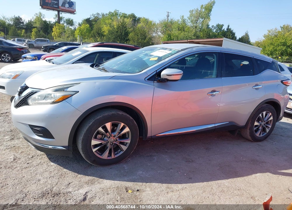 2016 NISSAN MURANO PLATINUM/S/SL/SV VIN: 5N1AZ2MH2GN136094