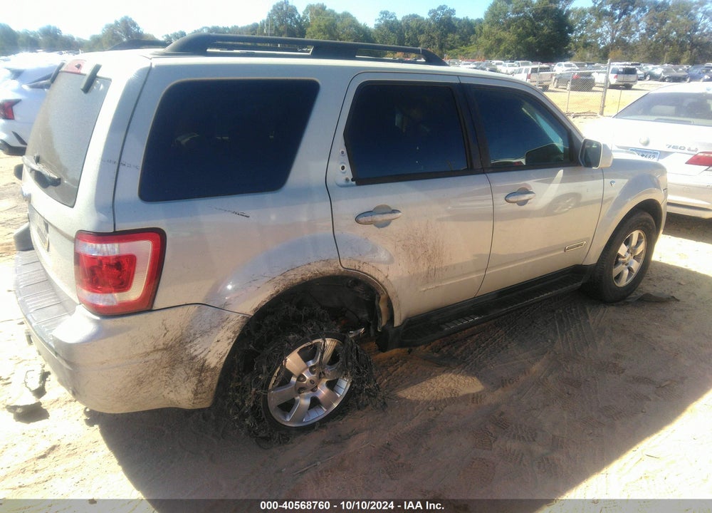 2008 FORD ESCAPE LIMITED VIN: 1FMCU04118KA28163
